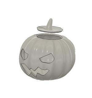 pumpkin lid.obj