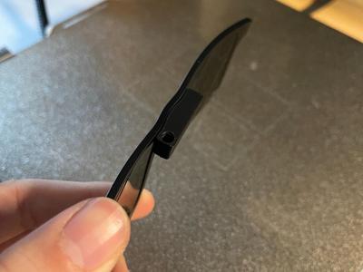 Magnetic clip for sunglasses