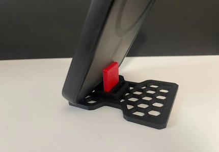 Compact Adjustable Honeycomb Phone Stand   