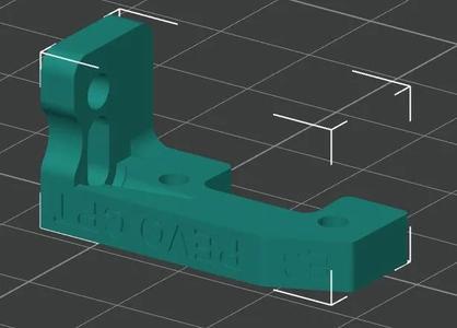 Microswiss NG Revo CR Touch Mount 2.0   