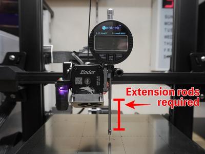 Ender 3 S1 PRO　Dial gauge holder