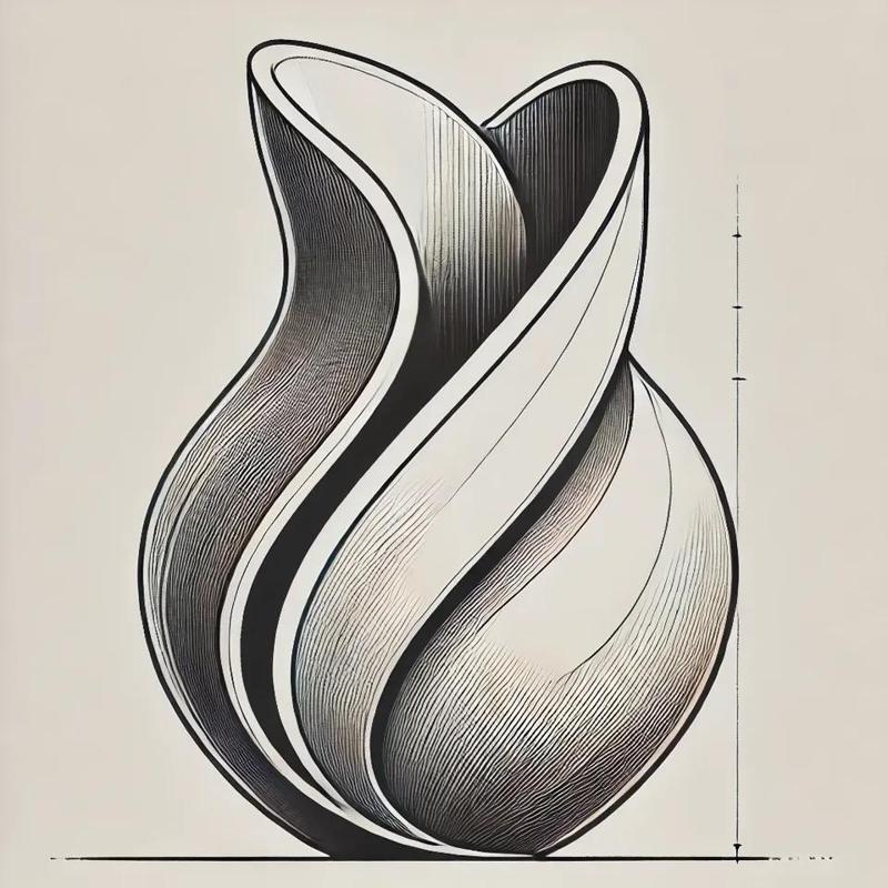 Elegant 3D-Printed Vase – Minimalist Design   