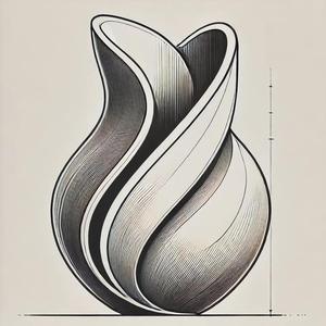 Elegant 3D-Printed Vase – Minimalist Design   