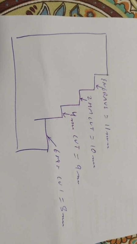 laser twotress tt5 40w calibrador caliber 