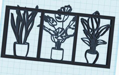 House Plant Wall Art