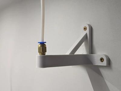 Wall Mount for Filament Feeder PTFE Tube