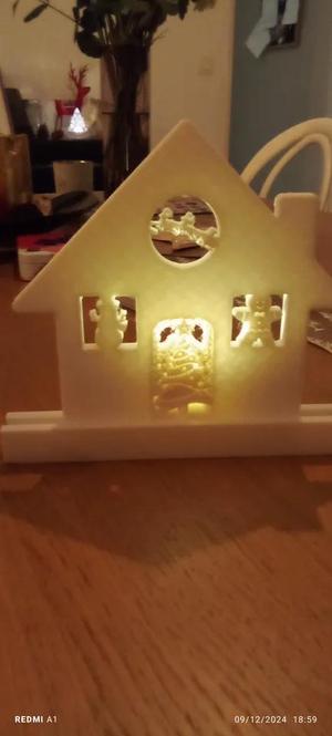 décoration de noël avec lumière / christmas decoration with a light   