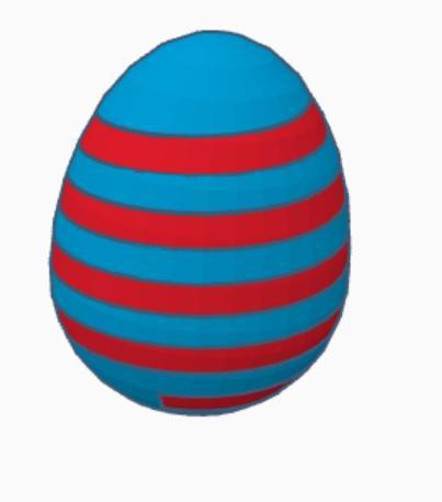 dual colored egg