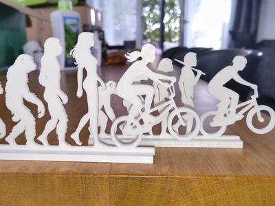 Human Evolution of BMX Riders 
