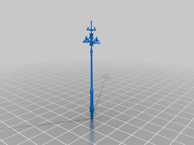 NMBS - SNCB  -  perronlampen- dubbel oud