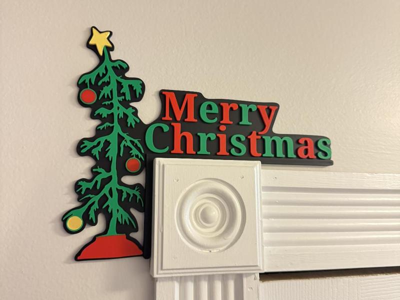 Merry Christmas Door Topper