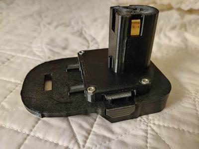 Ryobi to Ridgid Solderless Battery Adapter