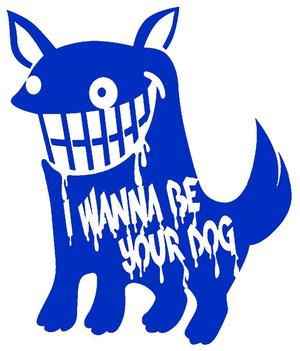 Creepy Dog stencil