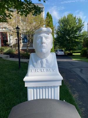 Trump Mailbox Post Finial