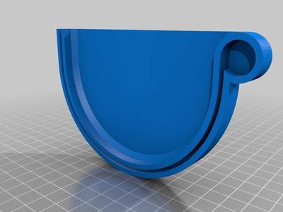 Bouchon de goutière 25  / Gutter Endstop 25