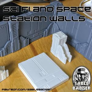 Sector 23 - Sci Fi and Space Station Interlocking Walls
