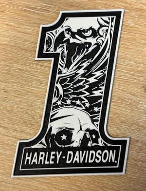 #1 Harley Davidson eagle skull - 2 colors