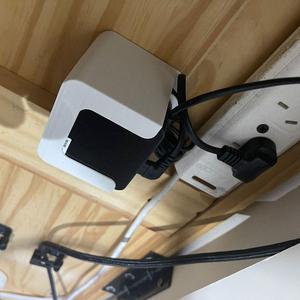 Samsung Odyssey G5 under desk power adapter support