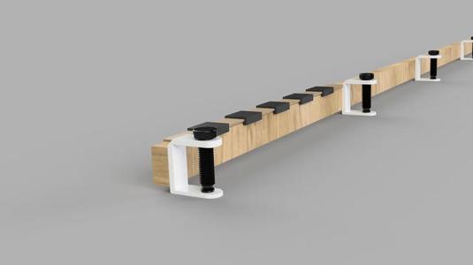Clamp Mounted Hardware Organizers(Heavy Duty Gridfinity) V0.4   