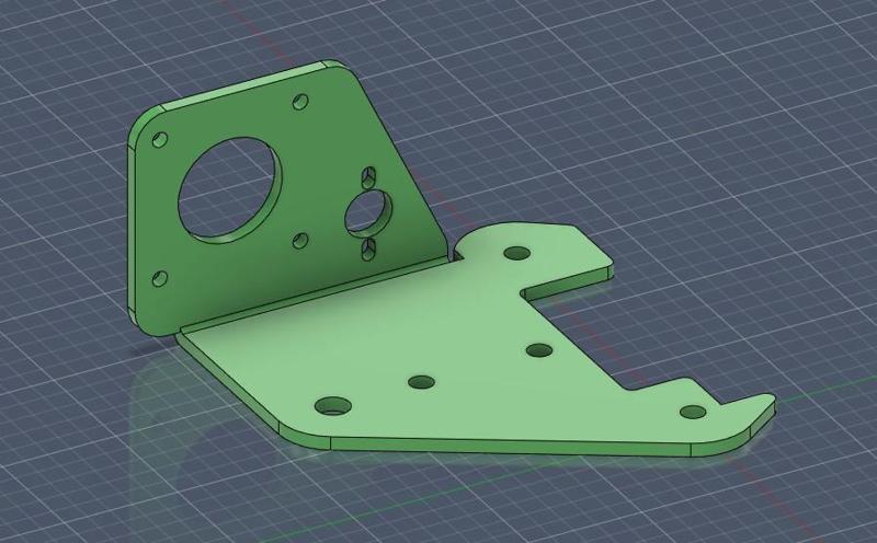 Ender 3 X an E1 Motor mount