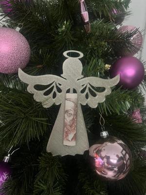 Angel money clip   