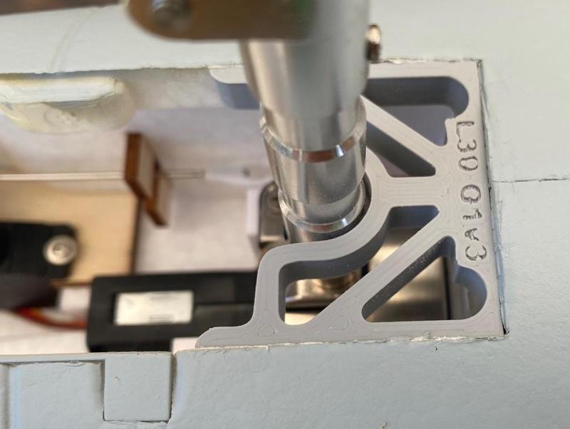 L-39 RC Airplane Nose Gear Brace Freewing 80mm EDF