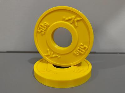 50g fractional weight plate for 28mm bars