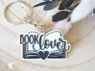 Book Lover Keychain