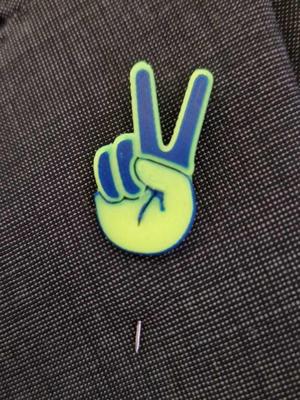 Brooch - Lapel pin - Victory for Ukraine - Flag