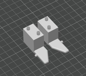 Curtain rod holder side mount