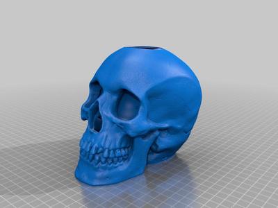 Lighted skull w/ eyes that follow (Remix)