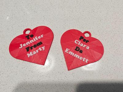 Valentine's CUSTOM Gift Tag - Tag Regalo San Valentino PERSONALIZZABILE