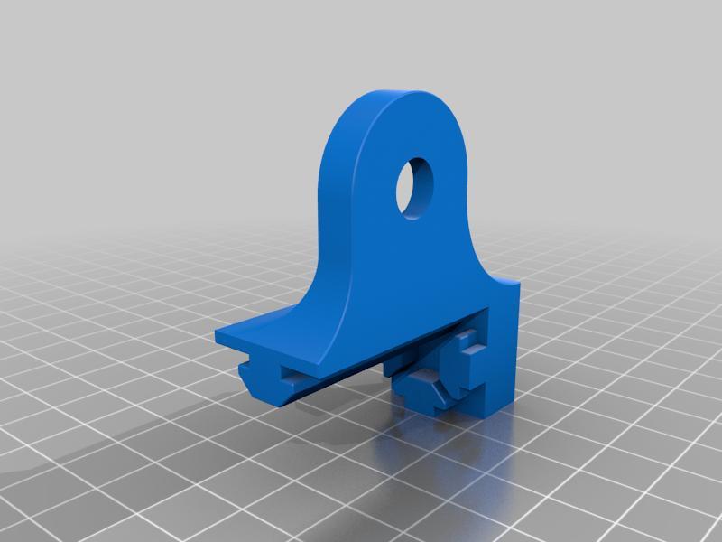 CR-20 Pro z lead screw support & filament guide mount