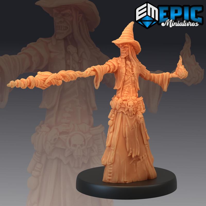 Green Hag Magic Attack / Classic Witch