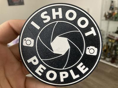 I shoot people coaster