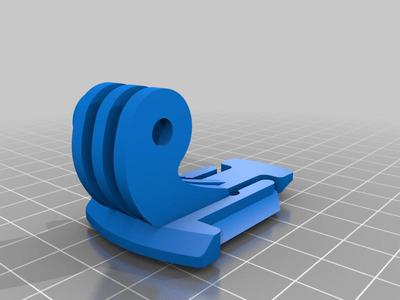 Sjcam and gopro j hook mount