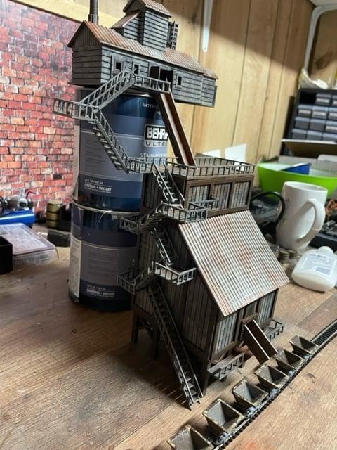 HO scale mineral mine. HON30 009 narrow gauge or HO