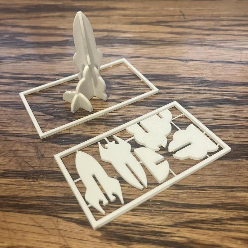 Rocket Kit Card with smoke