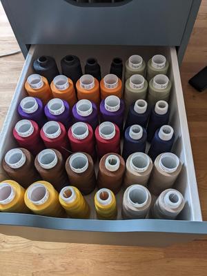 Thread Spool Holder for Ikea Alex