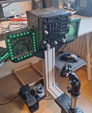 Monster Tech mount for F/A18 UFC & MFD   