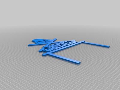 Star Wars Happy Birthday Cake Topper
