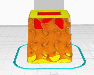 Gyroid furniture riser 