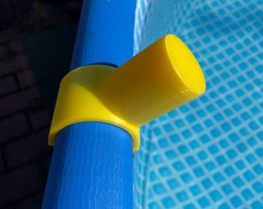 frame pool cover parts // Poolabdeckung mit HT-Rohr