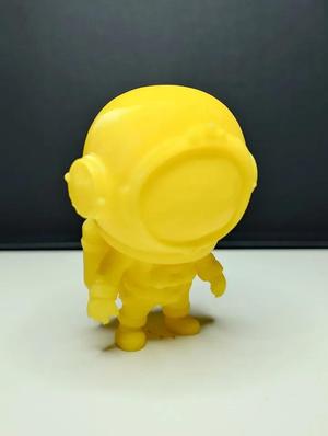 Chibi-style deep sea diver   