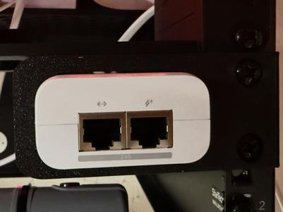 Rack Mount for UniFi / Ubiquiti PoE+ Adapter