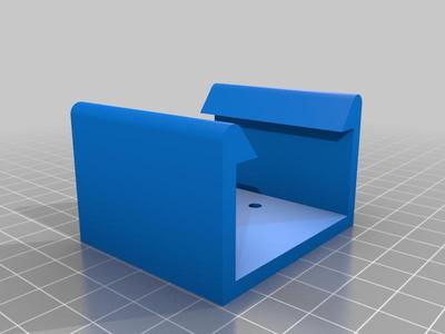 Electricity extension lead socket holder bracket