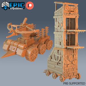 Siege Engine Tower & Dragonslayer Ballista / War Machine / Warfare Construct