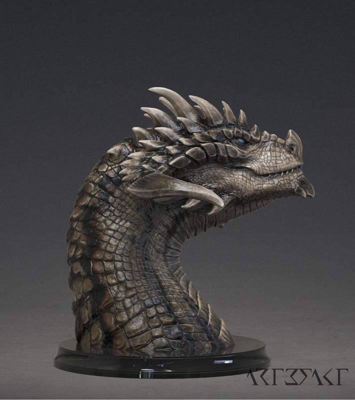 Thrannox Dragon bust