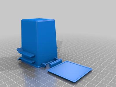Garbage Can and Lifting Lever for Play-Act Garbage Truck   
