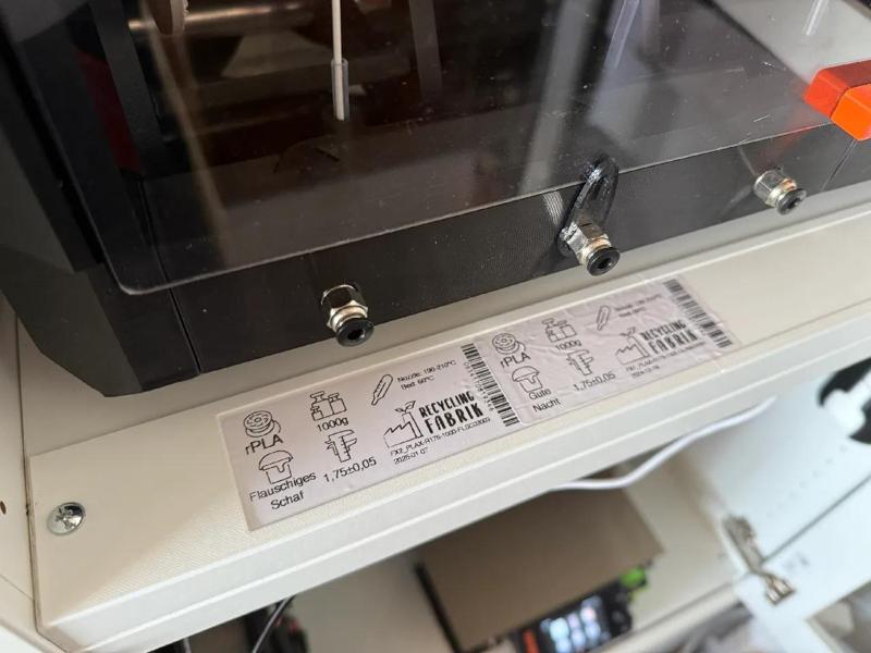 Ikea Platsa (Un)original Prusa Drybox Filament Tag Leiste   